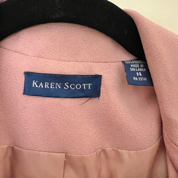 Karen Scott Pink Blazer - Picture 4 of 7